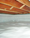 a moisture barrier installed on the walls and floors of a crawl space in Dowagiac 