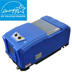 energy efficient Energy Star rated crawl space dehumidifier installed