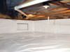 Crawl space moisture barriers installed in South Bend, Elkhart, Mishawaka