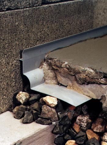 below foundation slab drain system for installing a French drain in Bristol