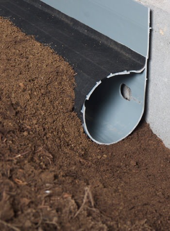 crawl space drain system installed in Bristol