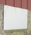head-on view of one of our doors installed in Osceola for crawl spaces