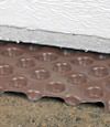 crawl space insulation installed in Logansport over our extra large drainage matting