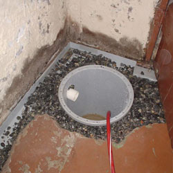 Installing a sump in a sump pump liner in a St Joseph home