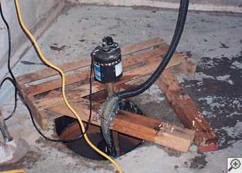 A Dowagiac sump pump system that failed and lead to a basement flood.
