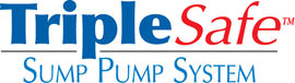 Sump pump system logo for our TripleSafe™, available in areas like Bremen