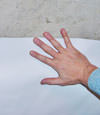 closeup of a plastic basement wall covering on concrete in Stevensville